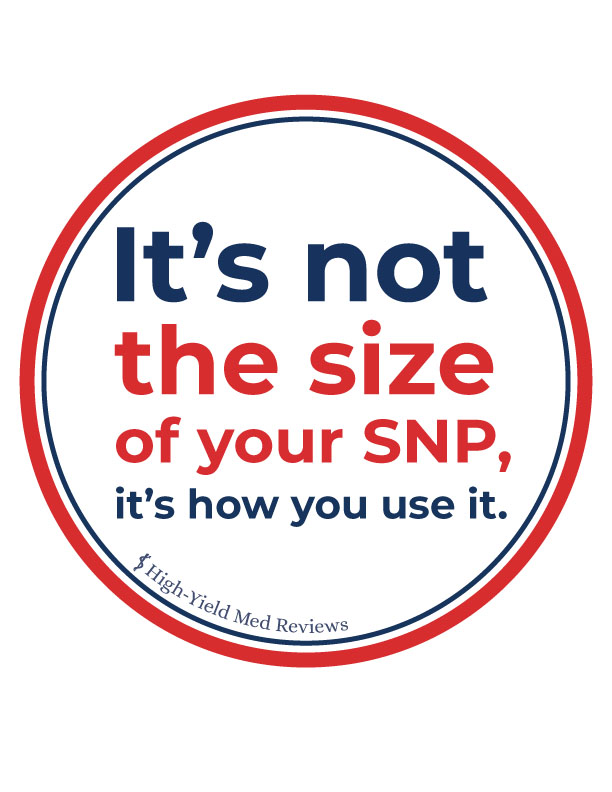 SNP words in circle